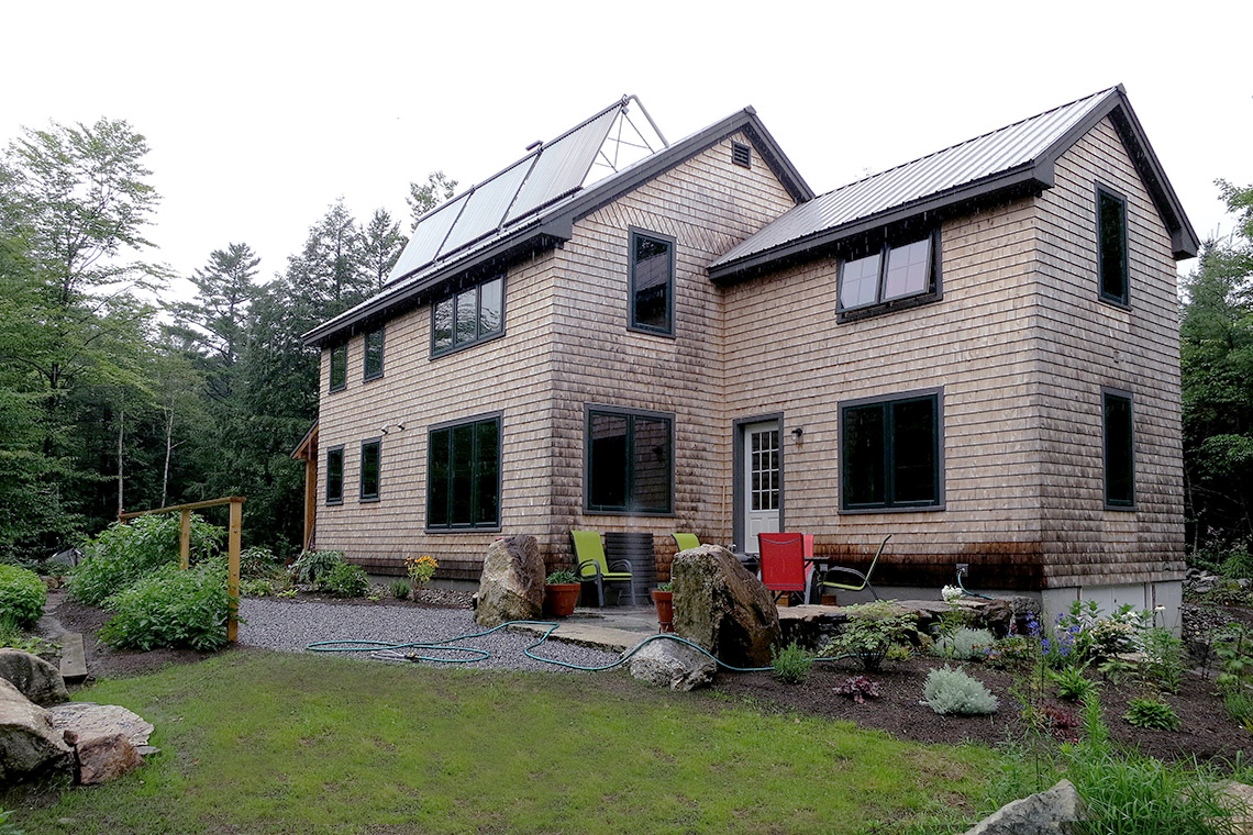 High performance custom home in Maine